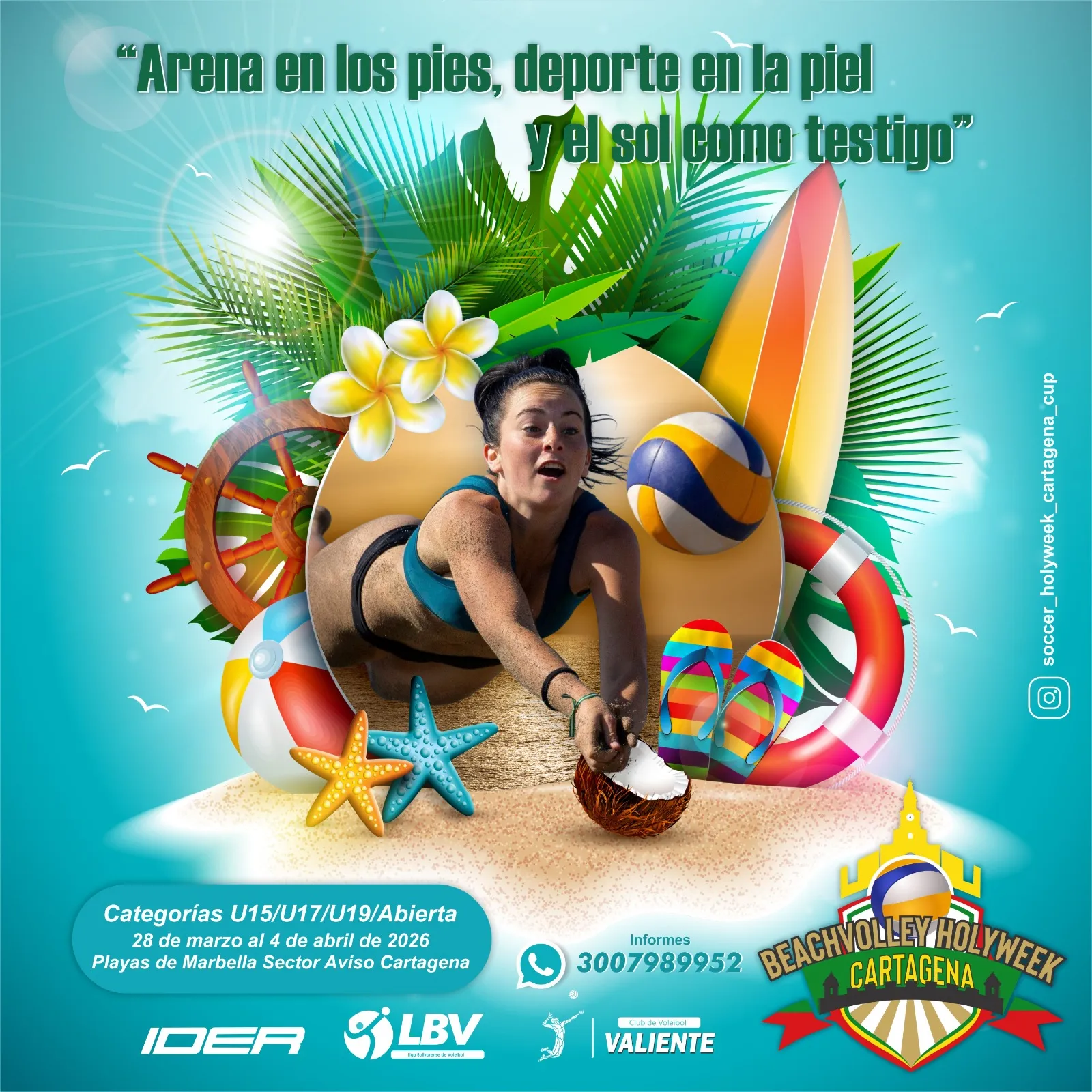 Beachvolley Hollyweek Cartagena